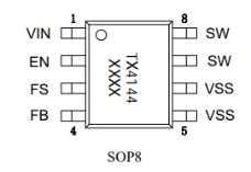 DC-DC转换电源管理芯片-TX4144的解决方案